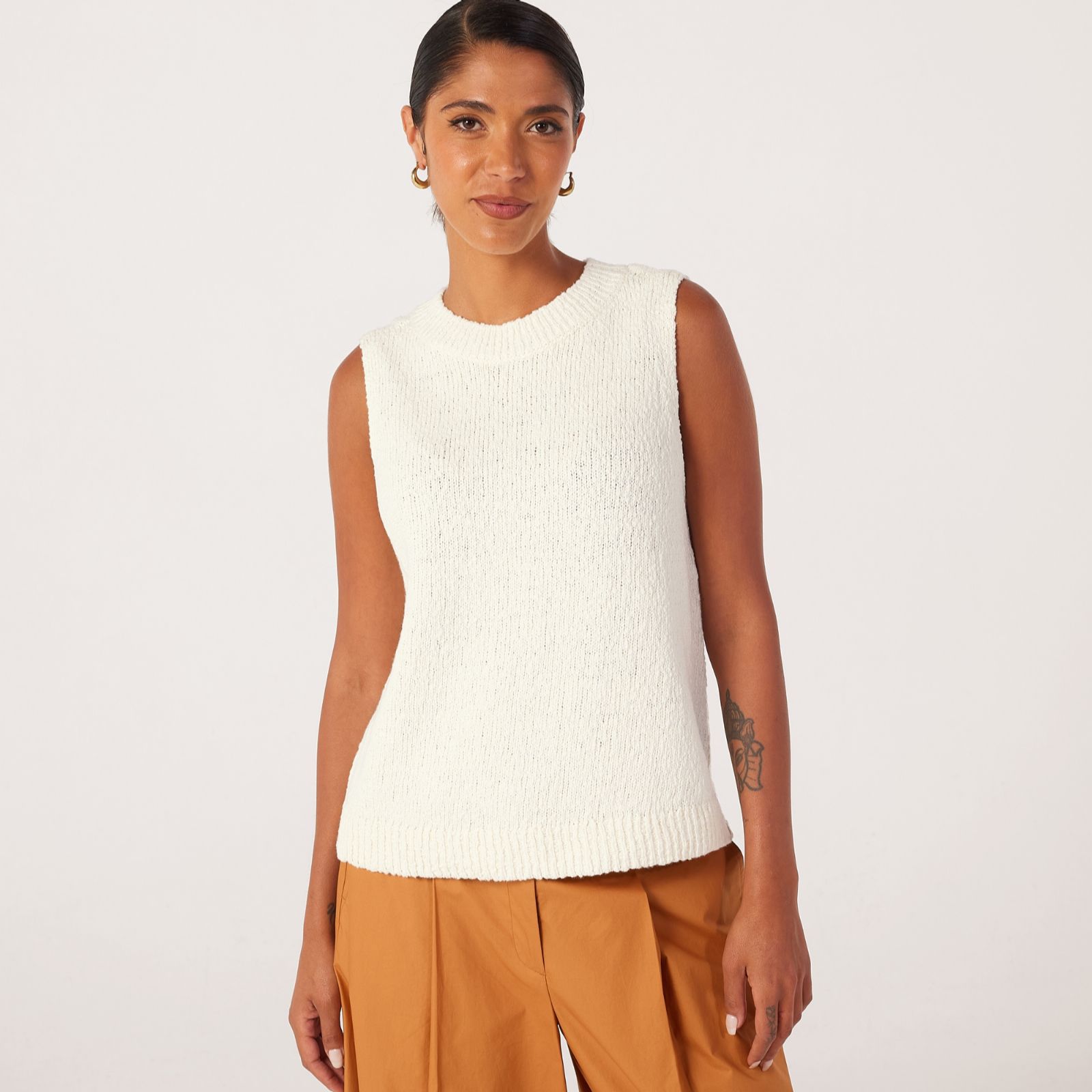 Ben De Lisi Knitted Boucle Vest