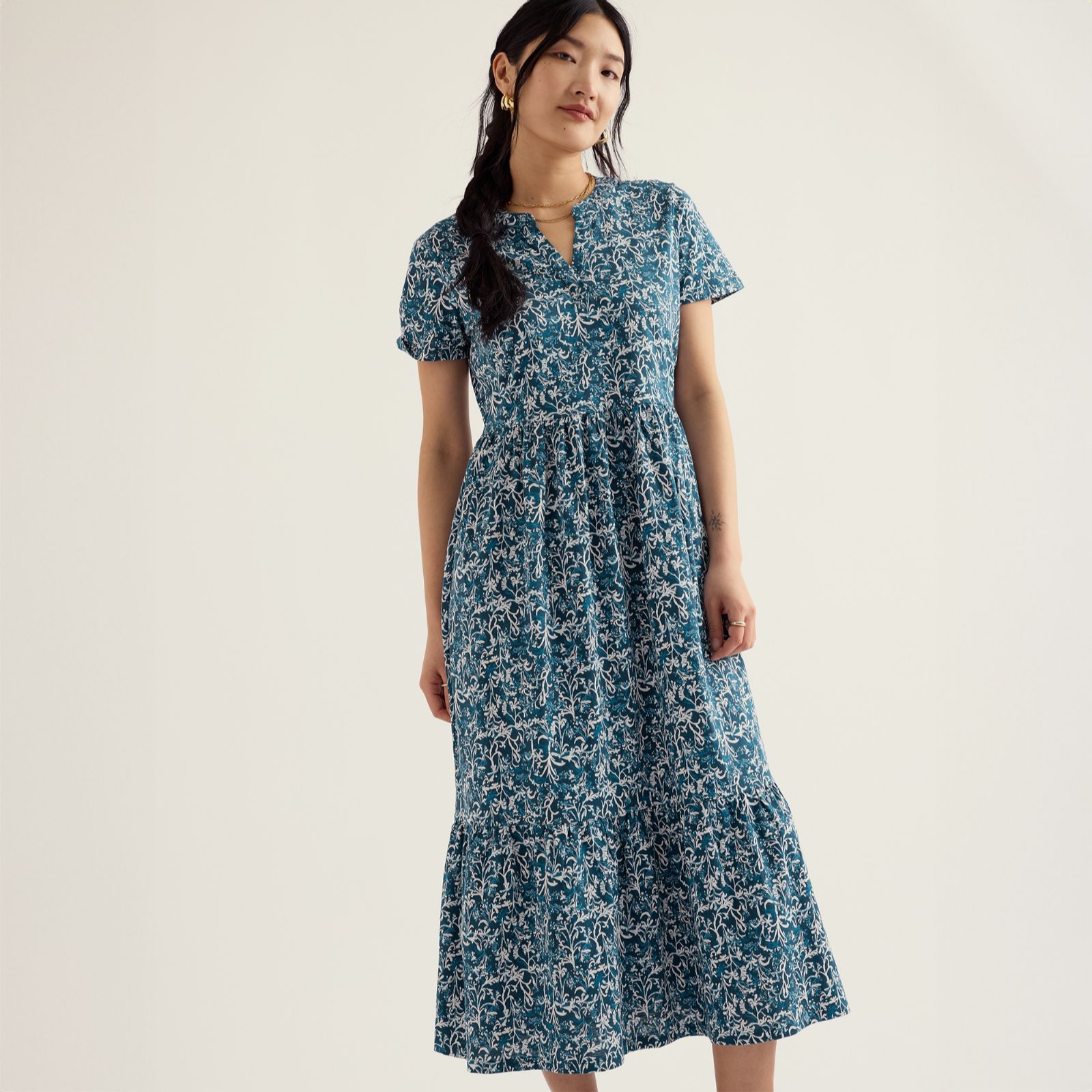 Seasalt Cornwall Rainette Cotton Jersey Dress Petite