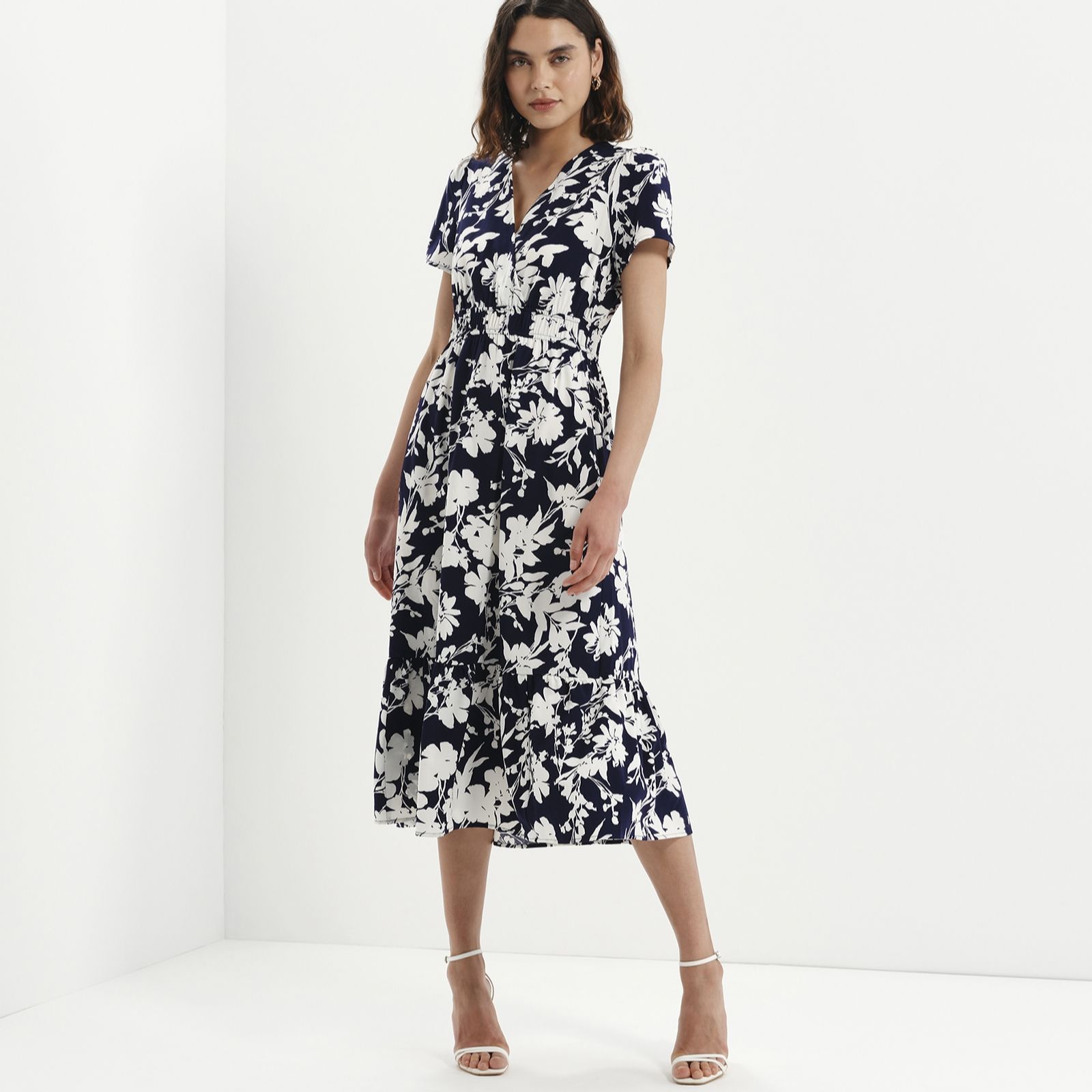 Finery London Deena Floral Printed Dress Standard