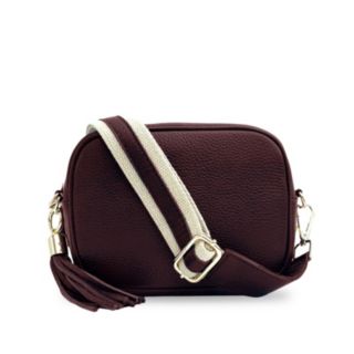Apatchy London The Tassel Cross-Body with Webbing and Leather Strap