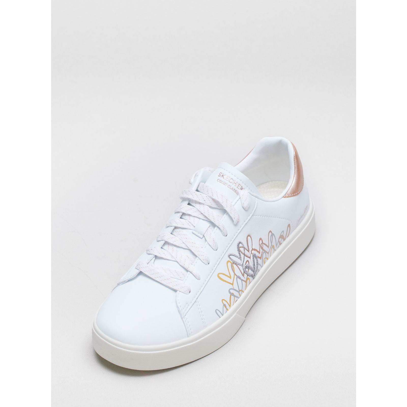 Skechers X Goldcrown Eden Lx Gleaming Hearts Trainer - QVC UK