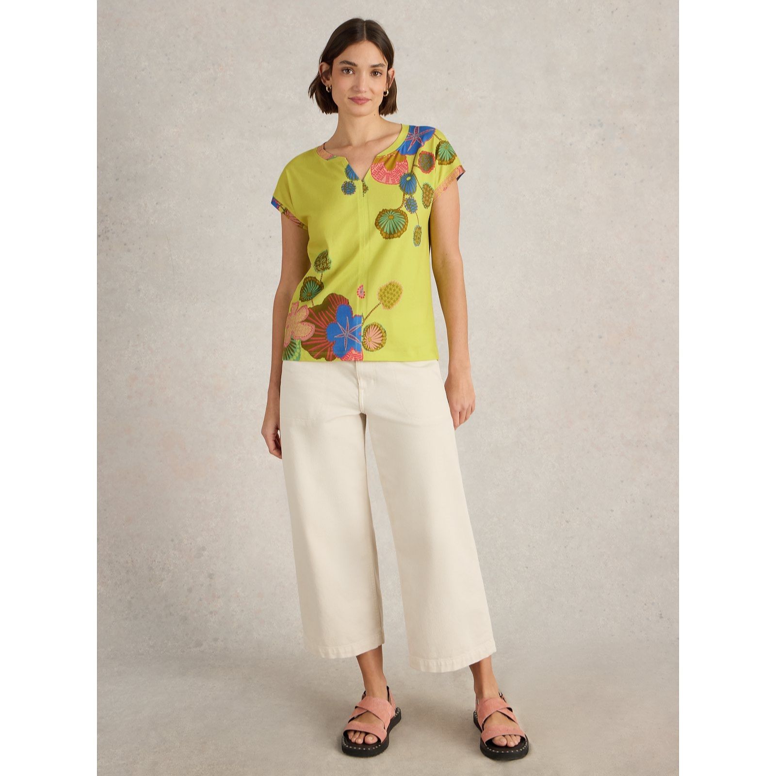 White Stuff Nelly Notch Neck Tee
