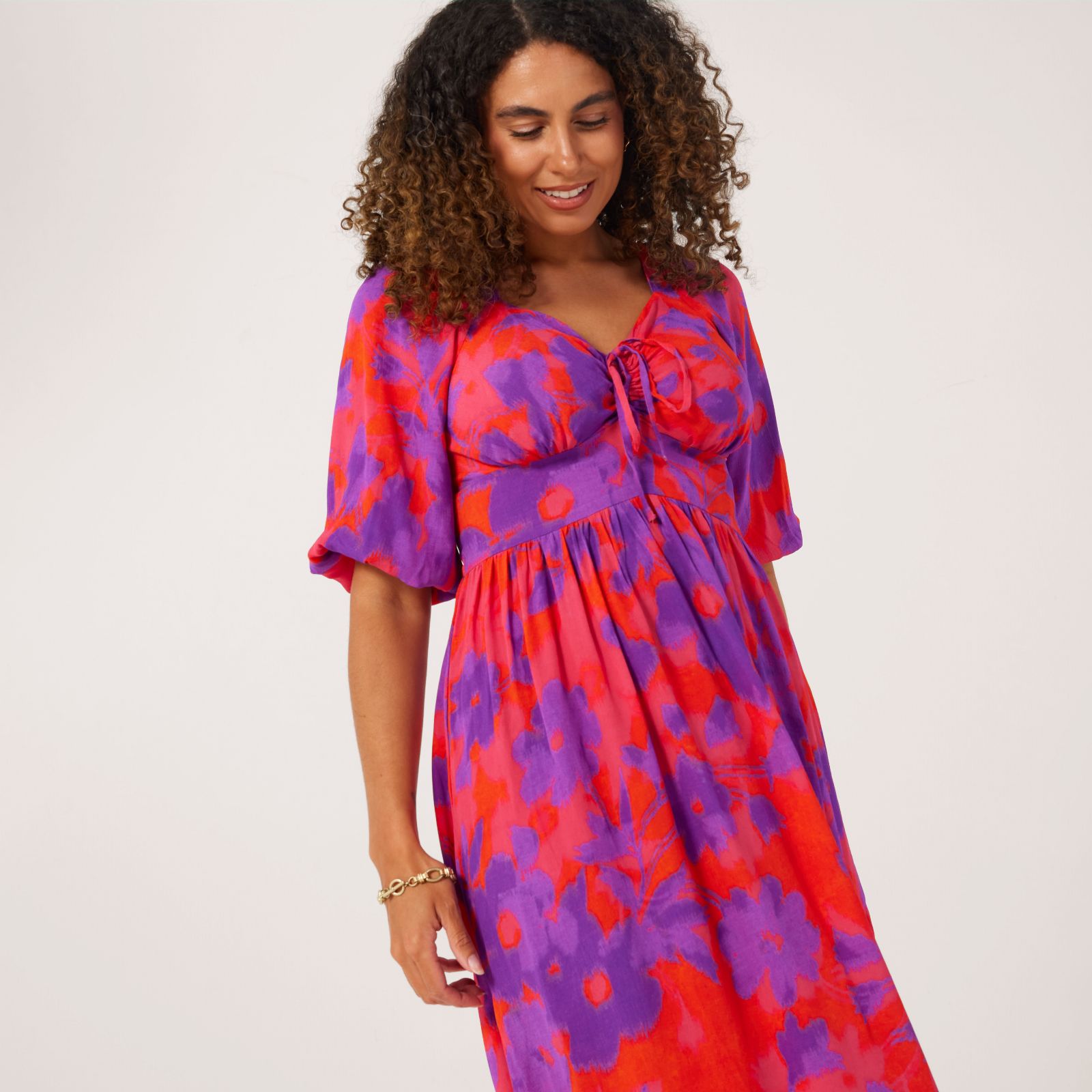 Dannii Minogue Blouson Sleeve Dress Petite