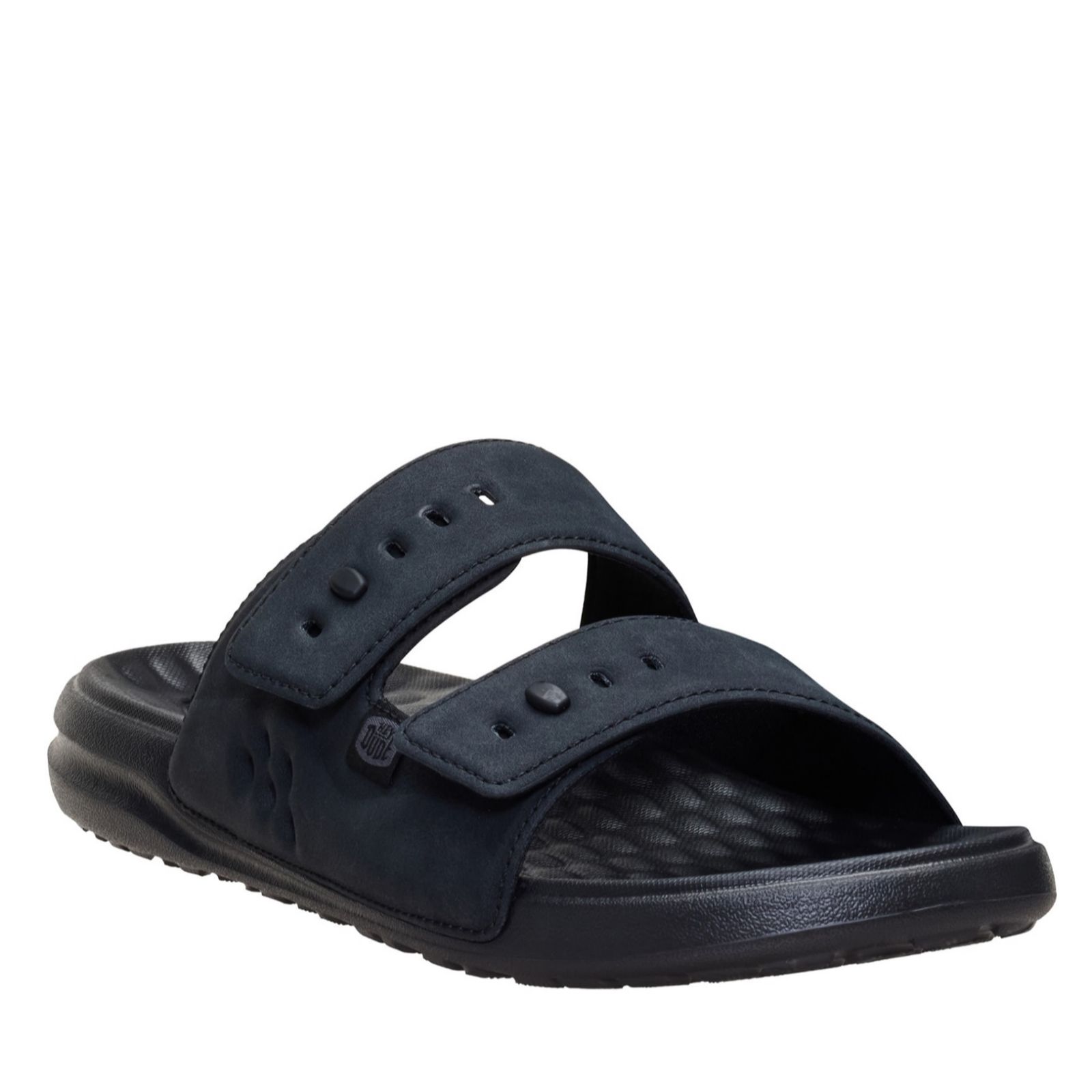 HEYDUDE Mens Wave 2 Strap Slide Sandal