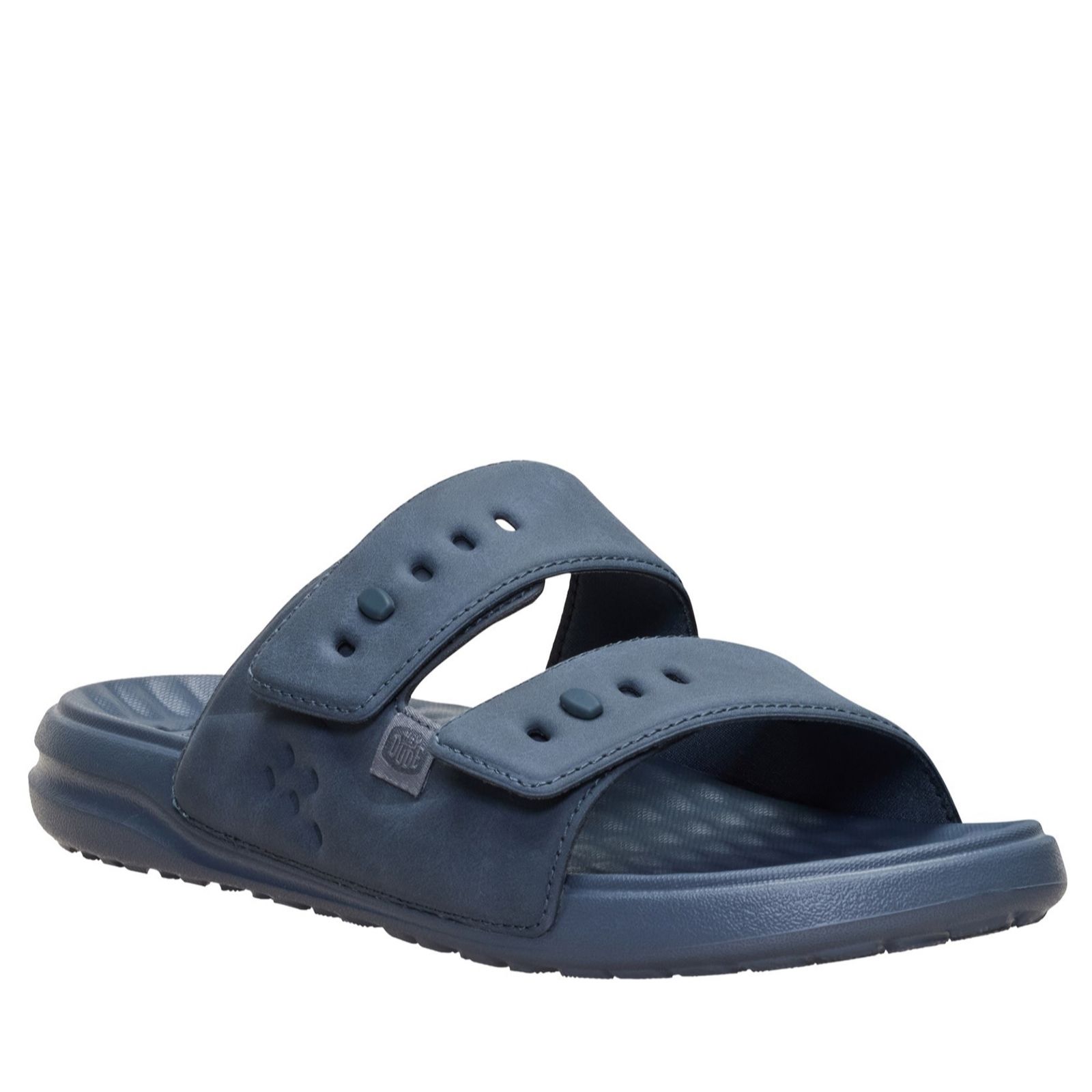 HEYDUDE Mens Wave 2 Strap Slide Sandal