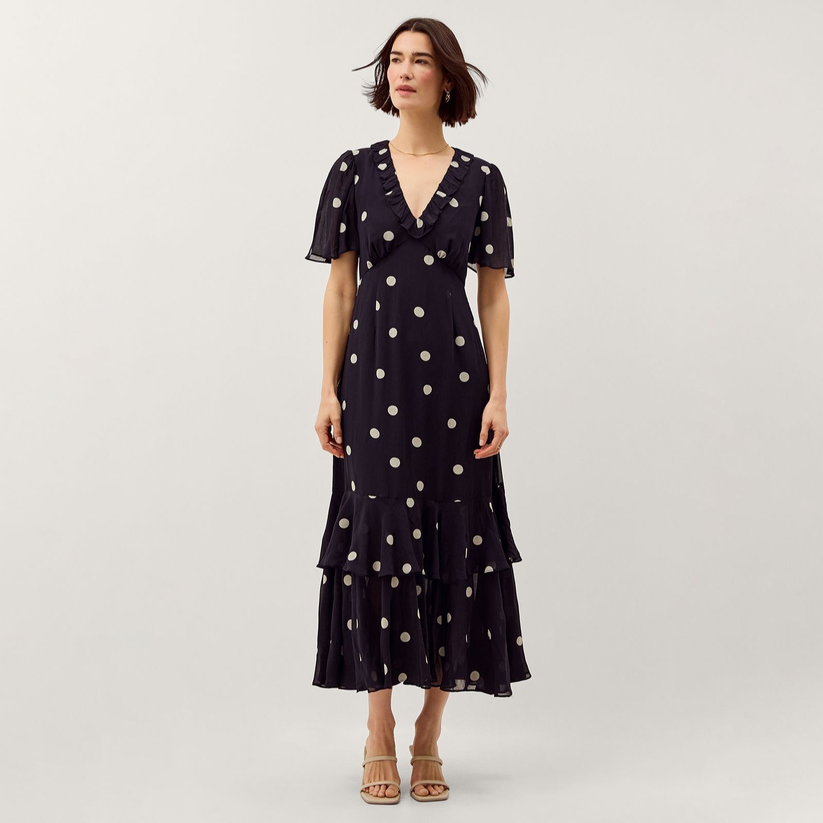 Monsoon Rowen Spot Dress