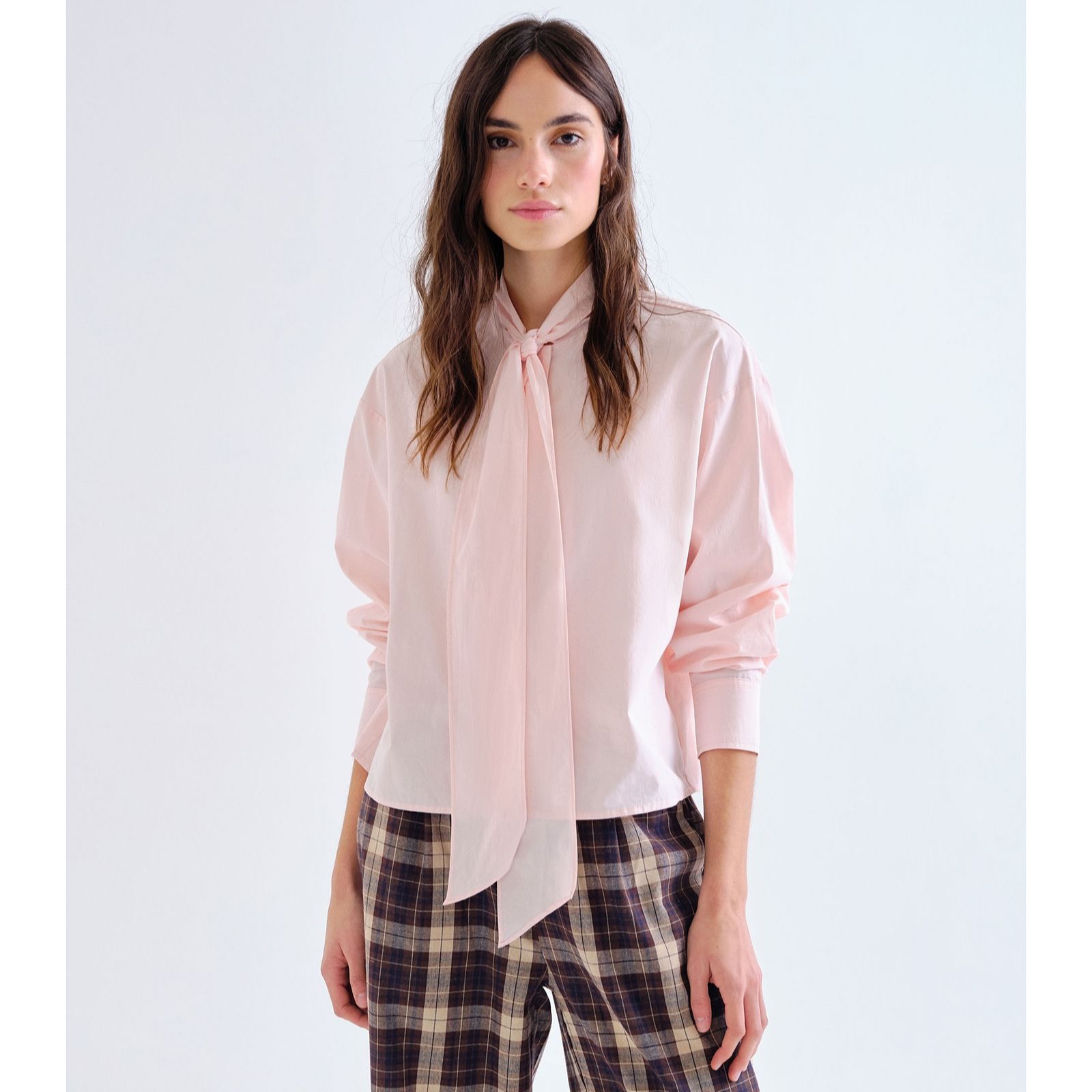 Compania Fantastica Tie Neck Shirt