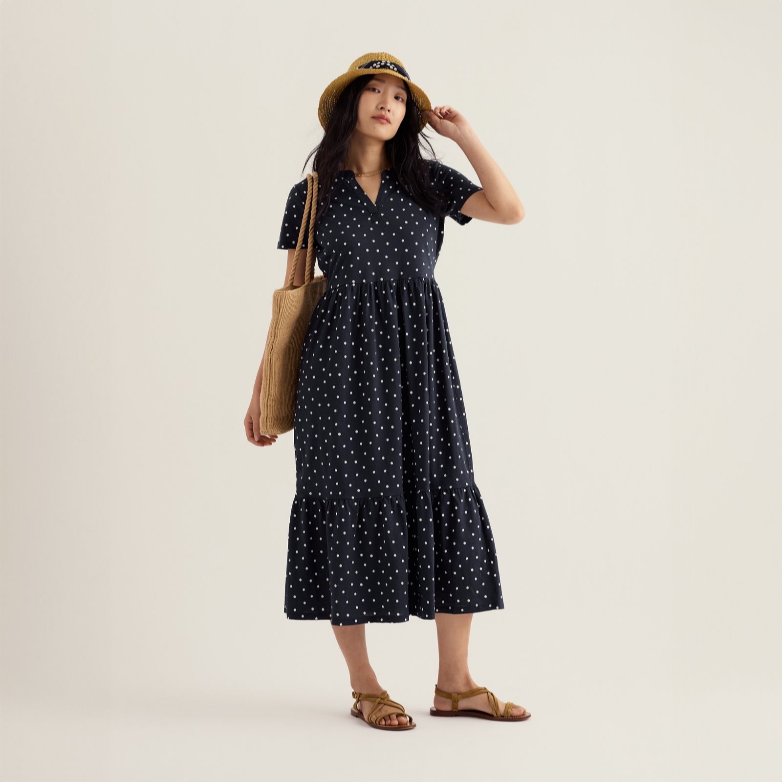 Seasalt Cornwall Rainette Cotton Jersey Dress Standard