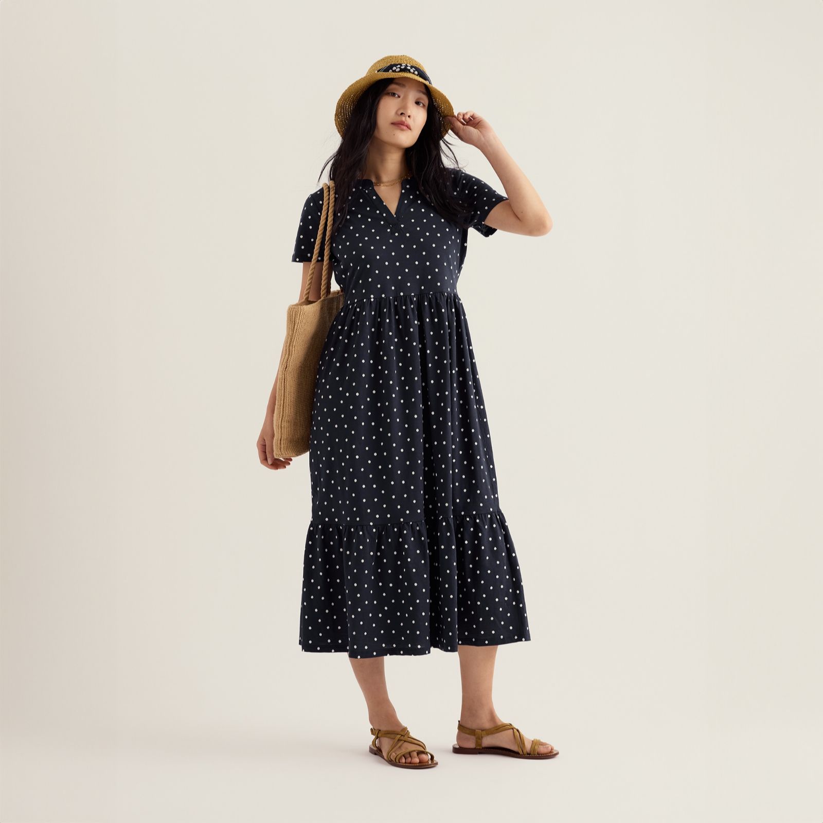 Seasalt Cornwall Rainette Cotton Jersey Dress Standard