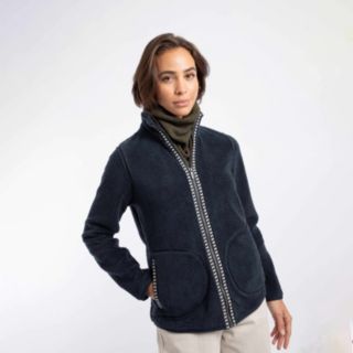 Weird Fish Lucille Lightweight Borg Full Zip Fleece