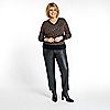 Ruth Langsford Faux Leather Cigarette Trouser Regular