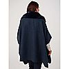 Frank Usher Double Breasted Cape with Faux Fur Collar, 3 of 6