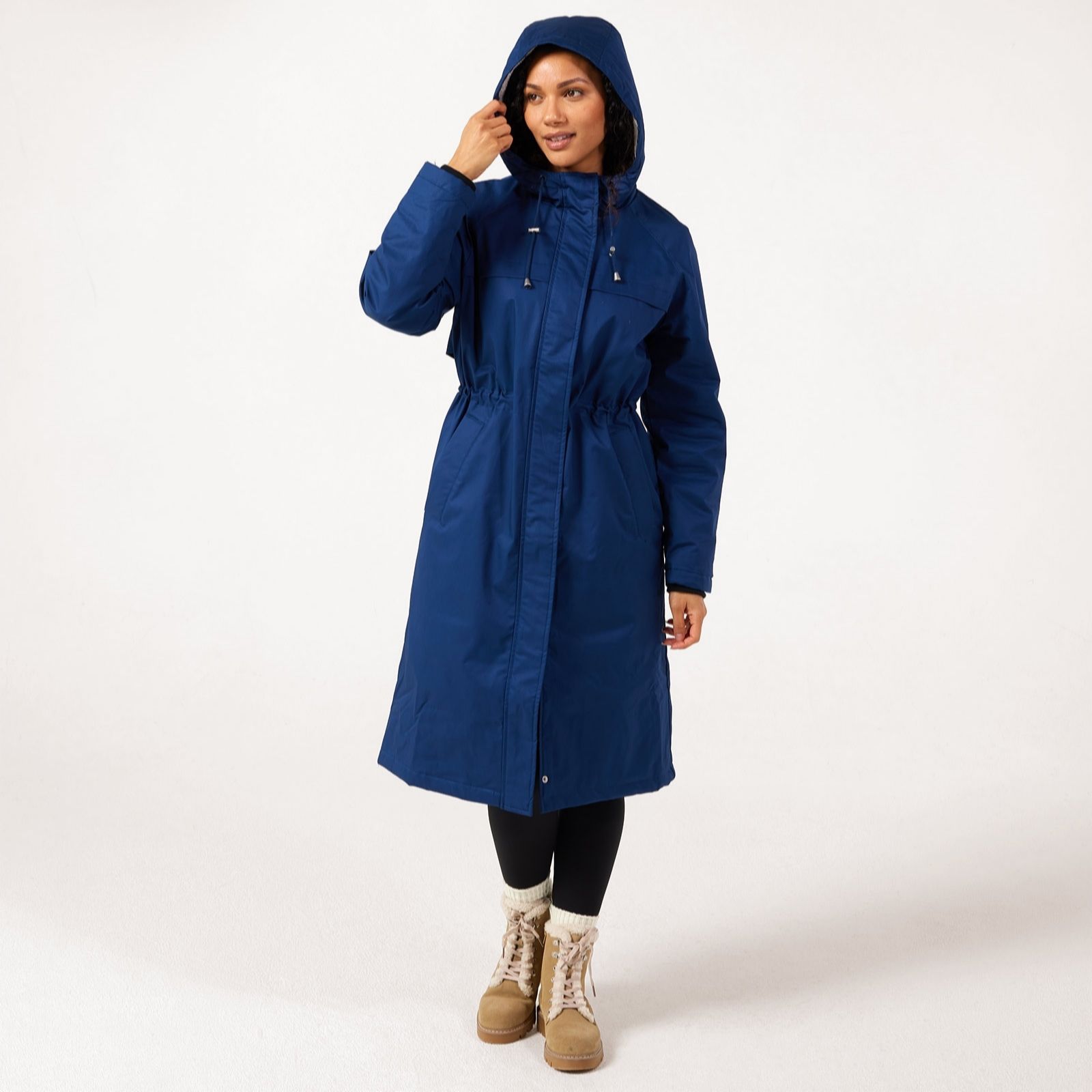 Centigrade Borg-Lined Padded Raincoat
