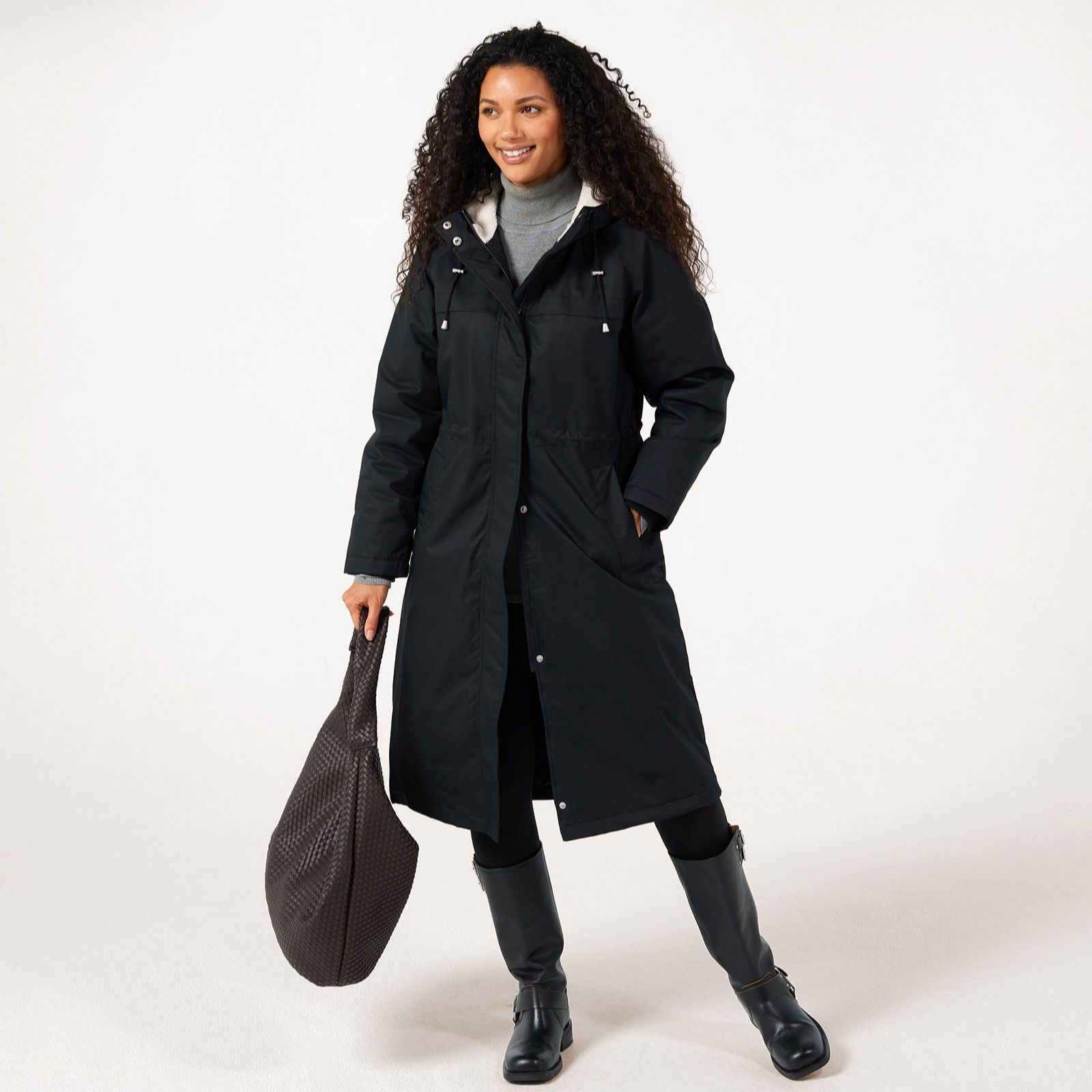 Centigrade Borg-Lined Padded Raincoat