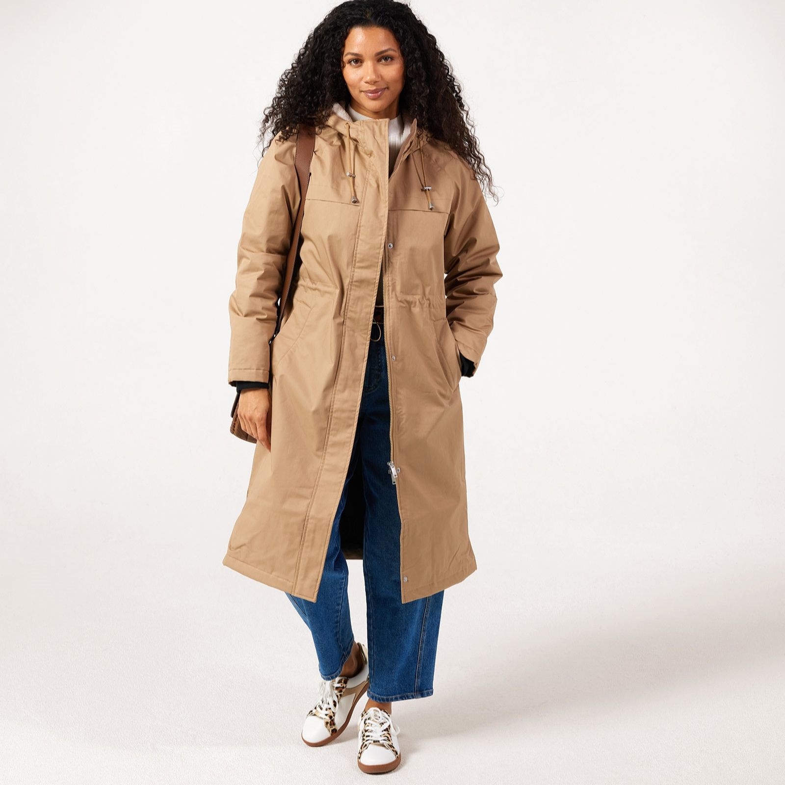 Centigrade Borg-Lined Padded Raincoat