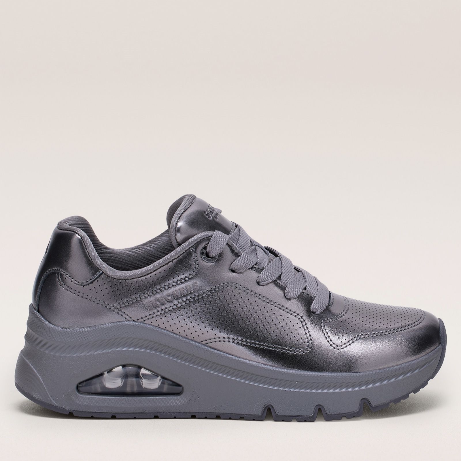 Skechers Uno Icon Lustrous Air Lace-Up Trainer