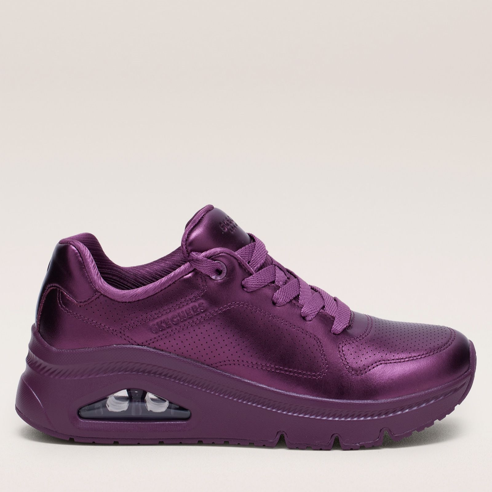 Skechers Uno Icon Lustrous Air Lace-Up Trainer