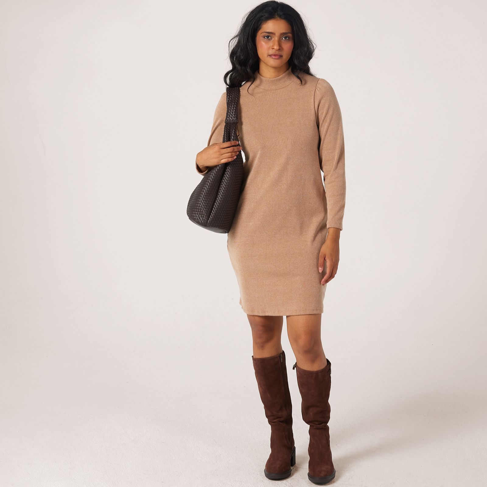 Kim & Co Divine Knit Long Sleeve Dress