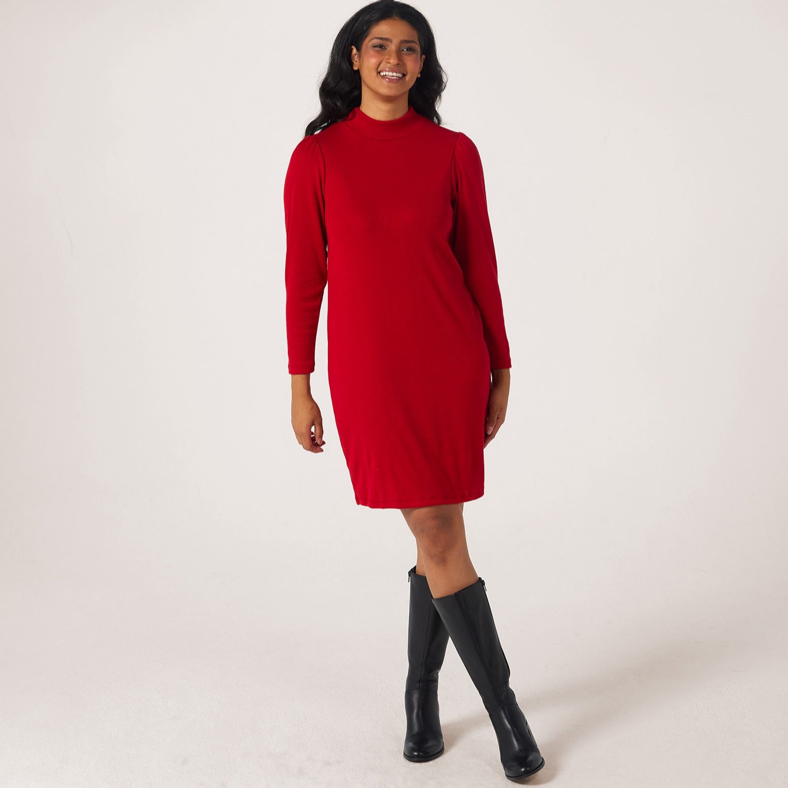 Kim & Co Divine Knit Long Sleeve Dress