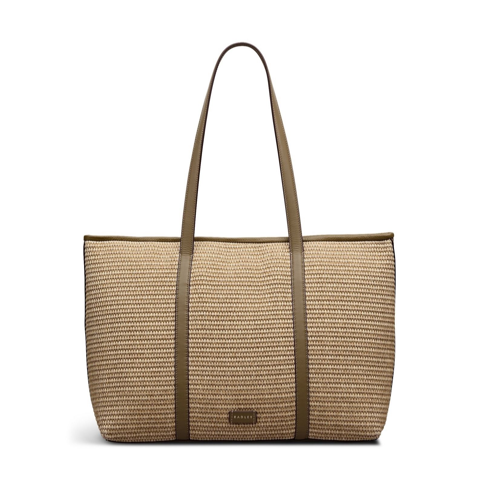 Radley Chartfield Place Raffia Large Zip-Top Tote