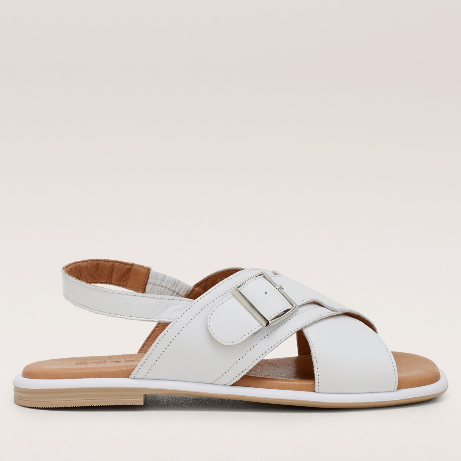 Adesso Leather Cross Strap Summer Sandal