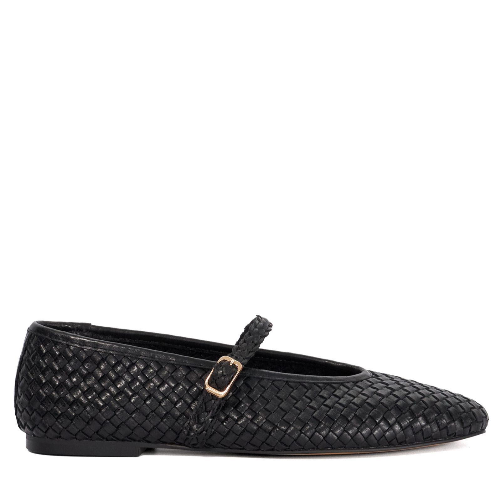 Dune London Headliner Strap Ballet Shoe
