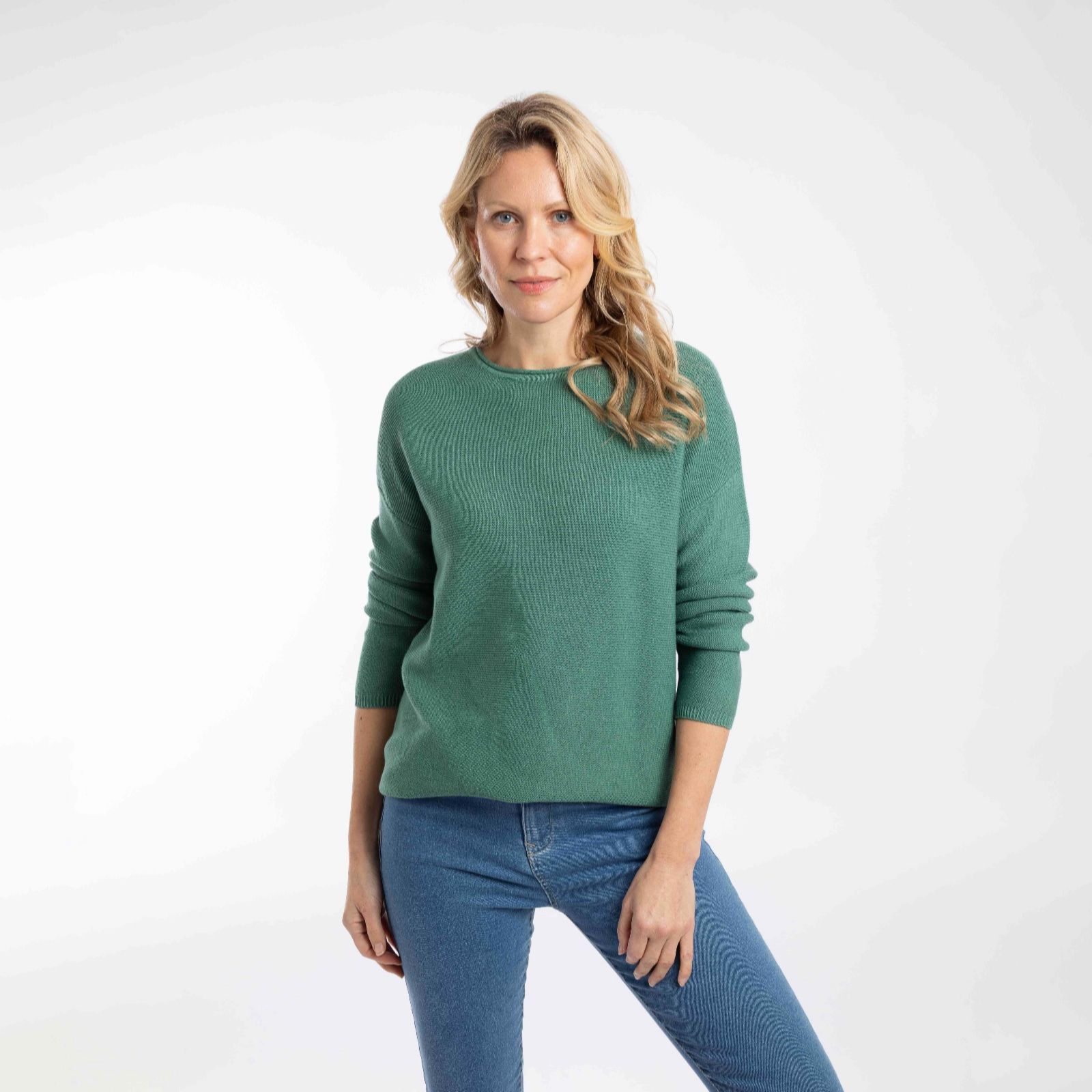 Weird Fish Dalla Knitted Crew Jumper