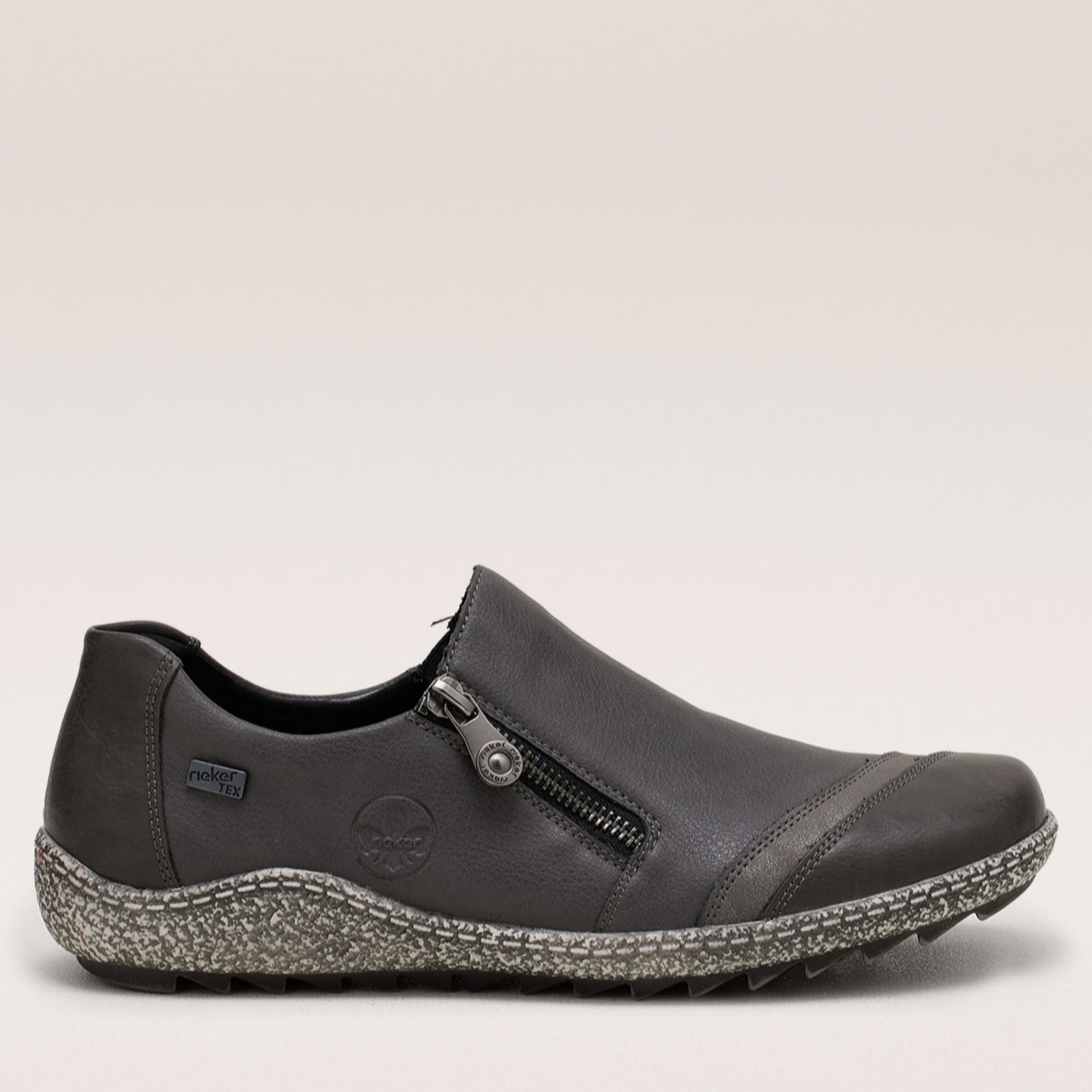 Rieker Tex Leather Zip Shoe