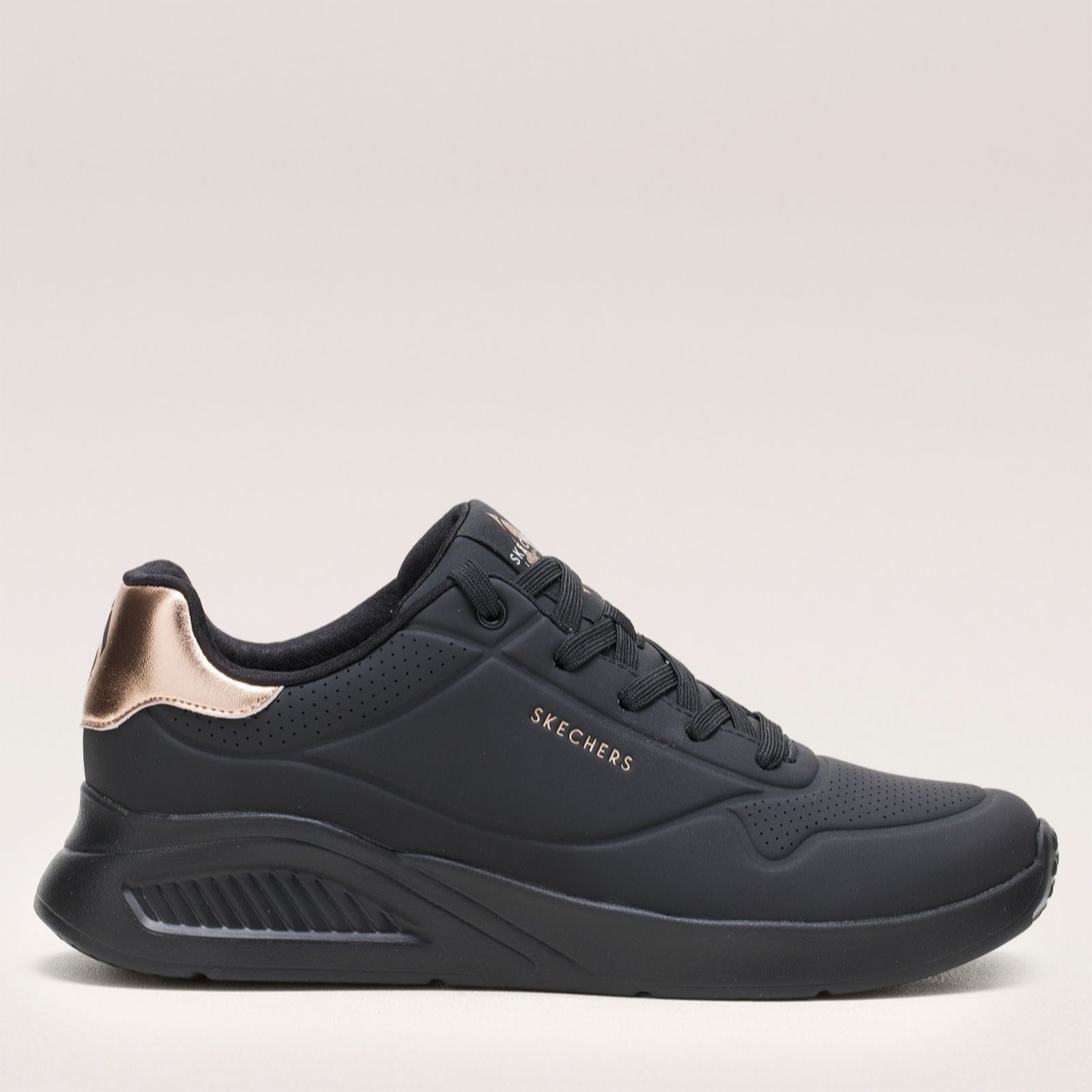 Outlet Skechers Uno Lite Shimmer Along Lace Up Trainer