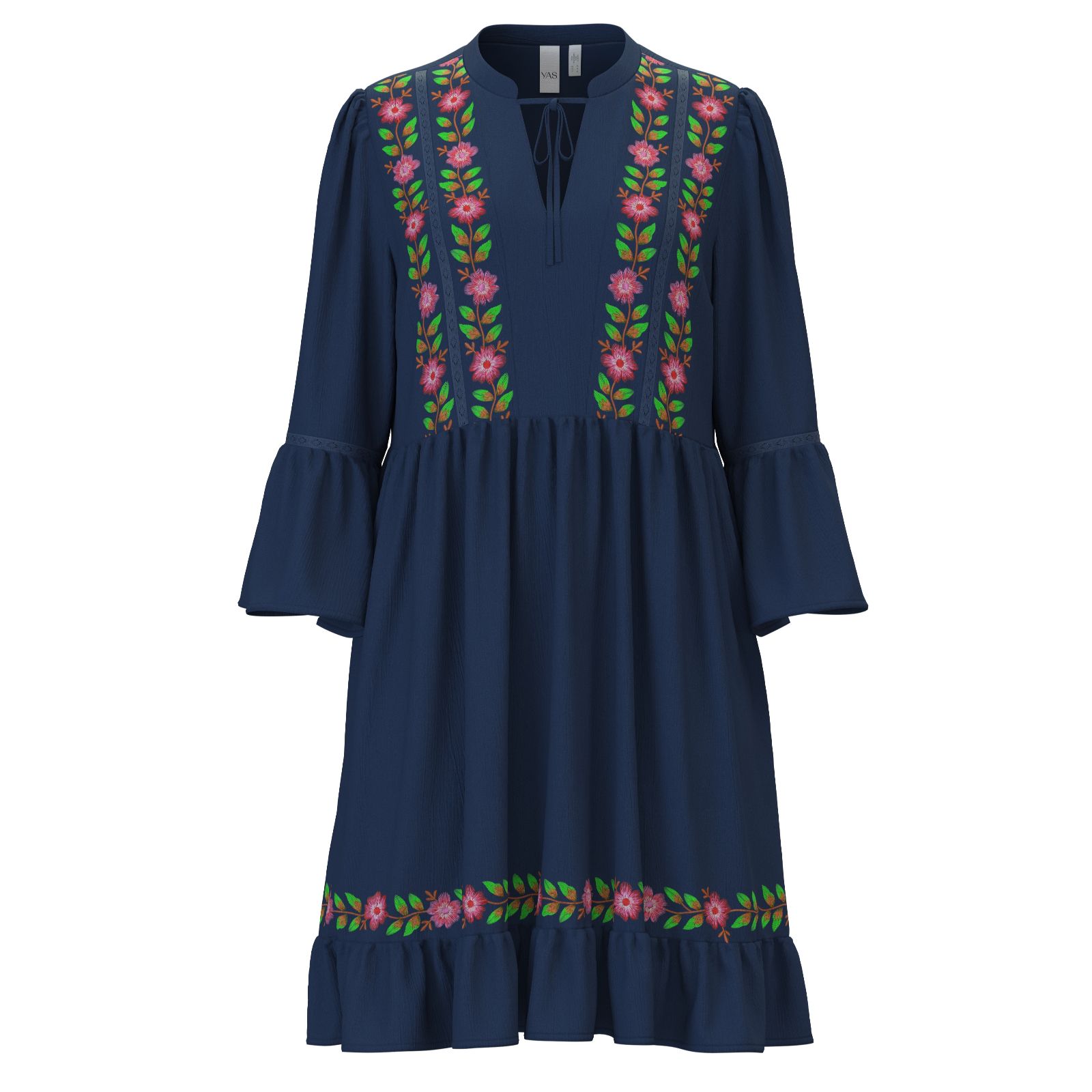 YAS Chella Embroidered Dress