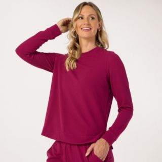 Cuddl Duds Mini Waffle Pullover Top