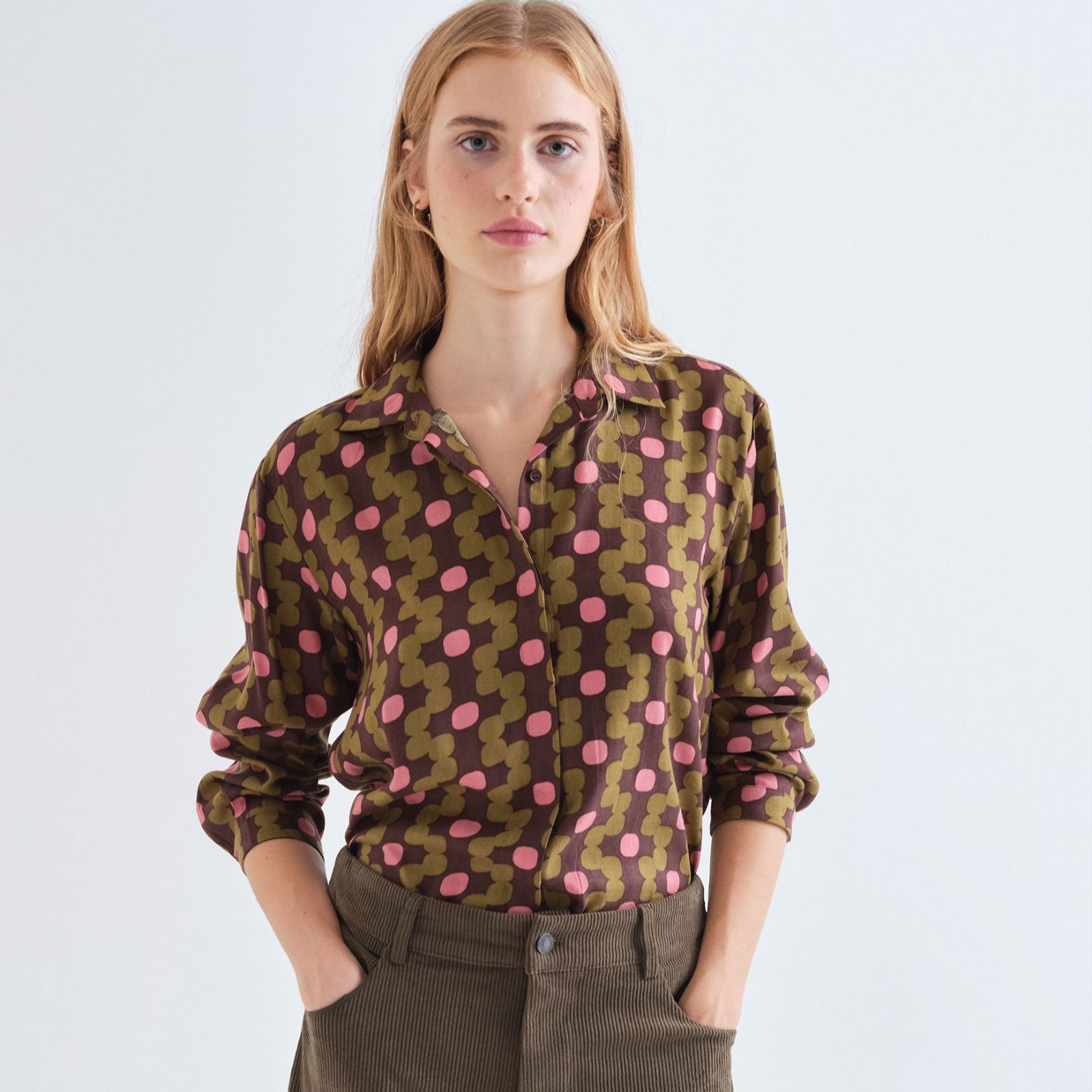 Compania Fantastica Abstract Printed Shirt