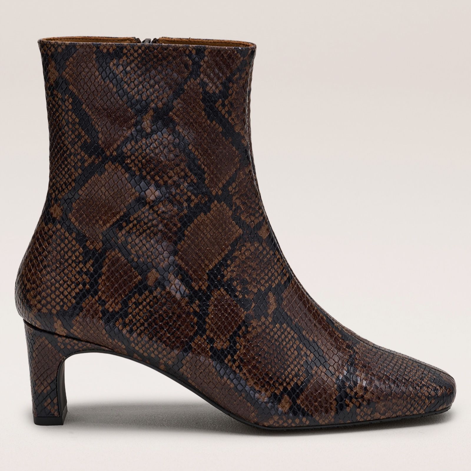 Dansi Leather Heeled Boot