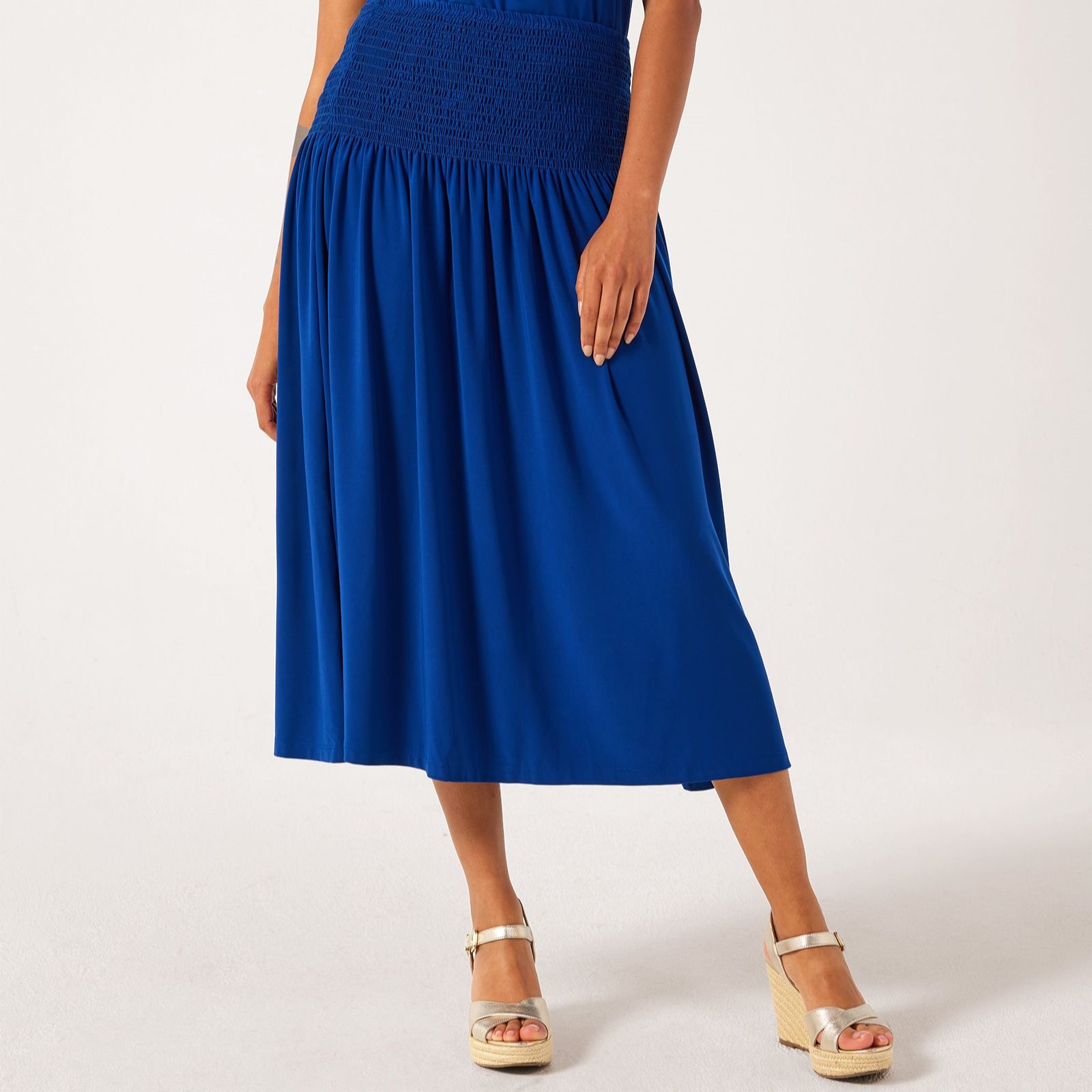 Kim & Co Printed Brazil Jersey Mid Length Convertible Skirt