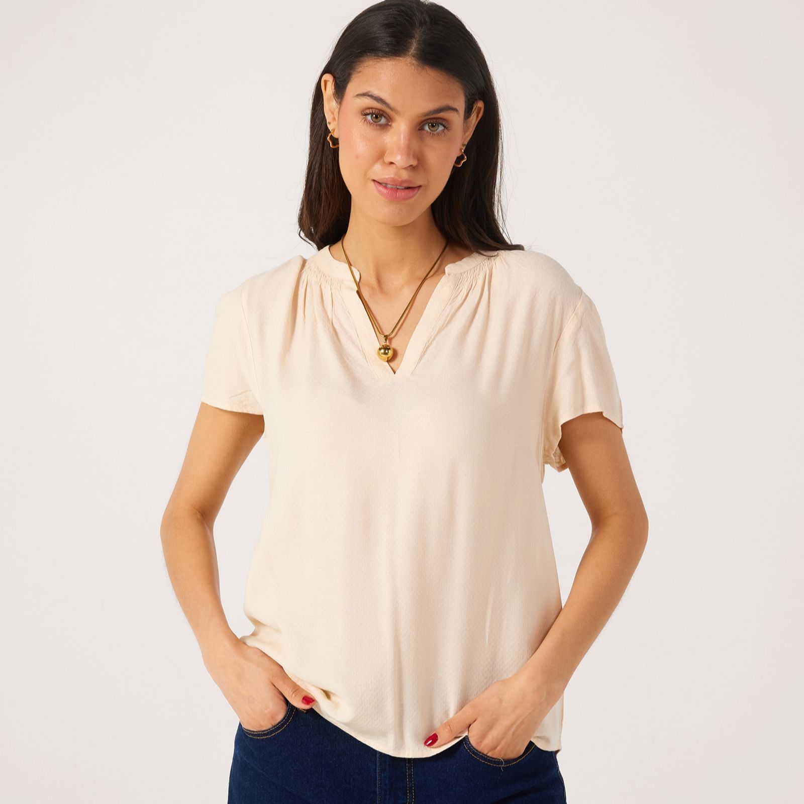 Saint Tropez Britta Short Sleeve Top