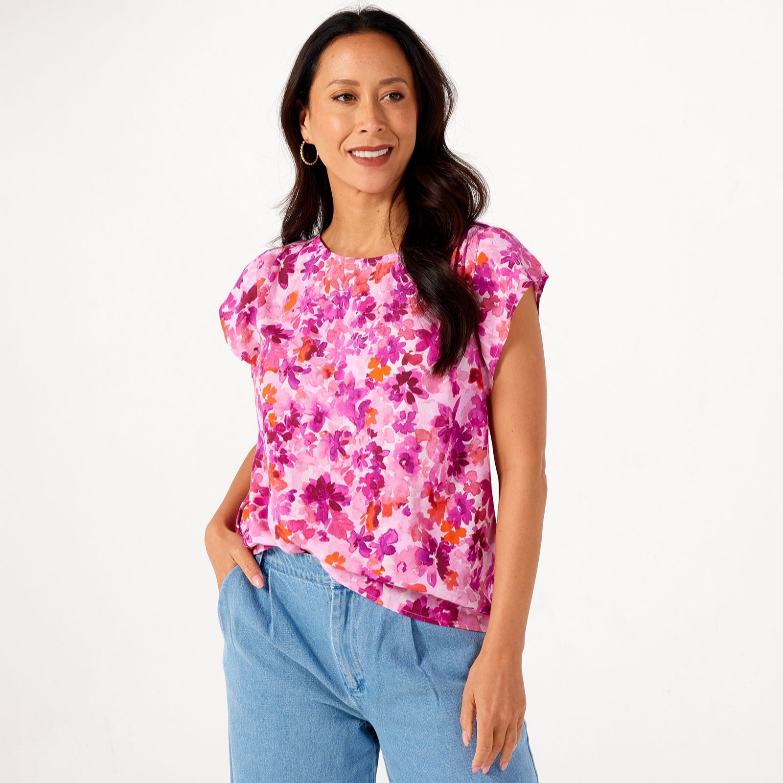 Saint Tropez Blanca Print Top