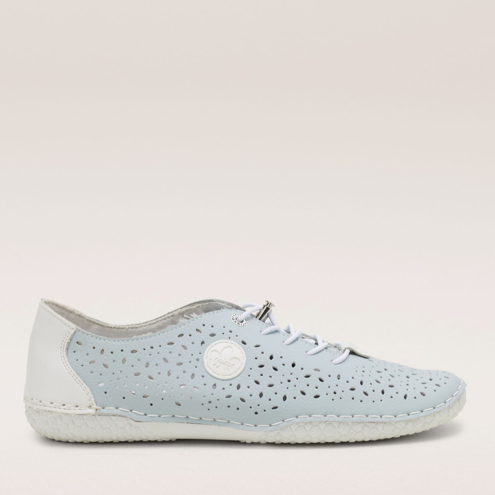 Rieker Perforated Leather Trainer
