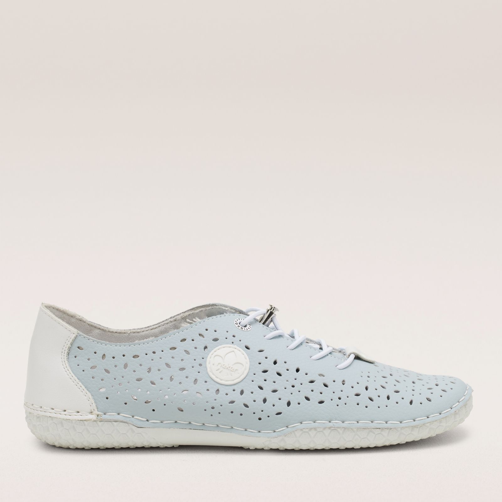 Rieker Perforated Leather Trainer