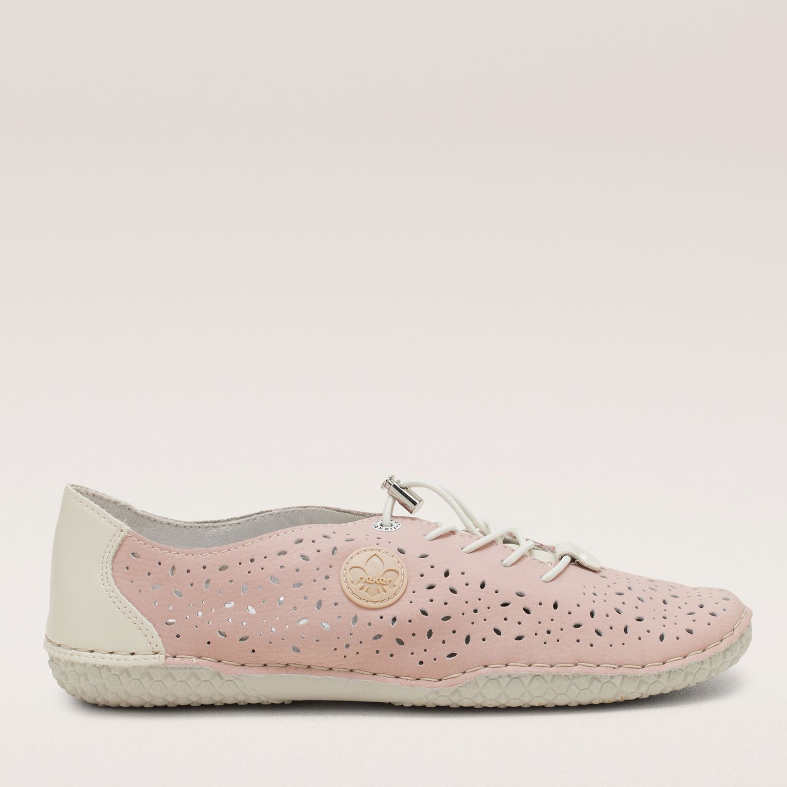 Rieker Perforated Leather Trainer