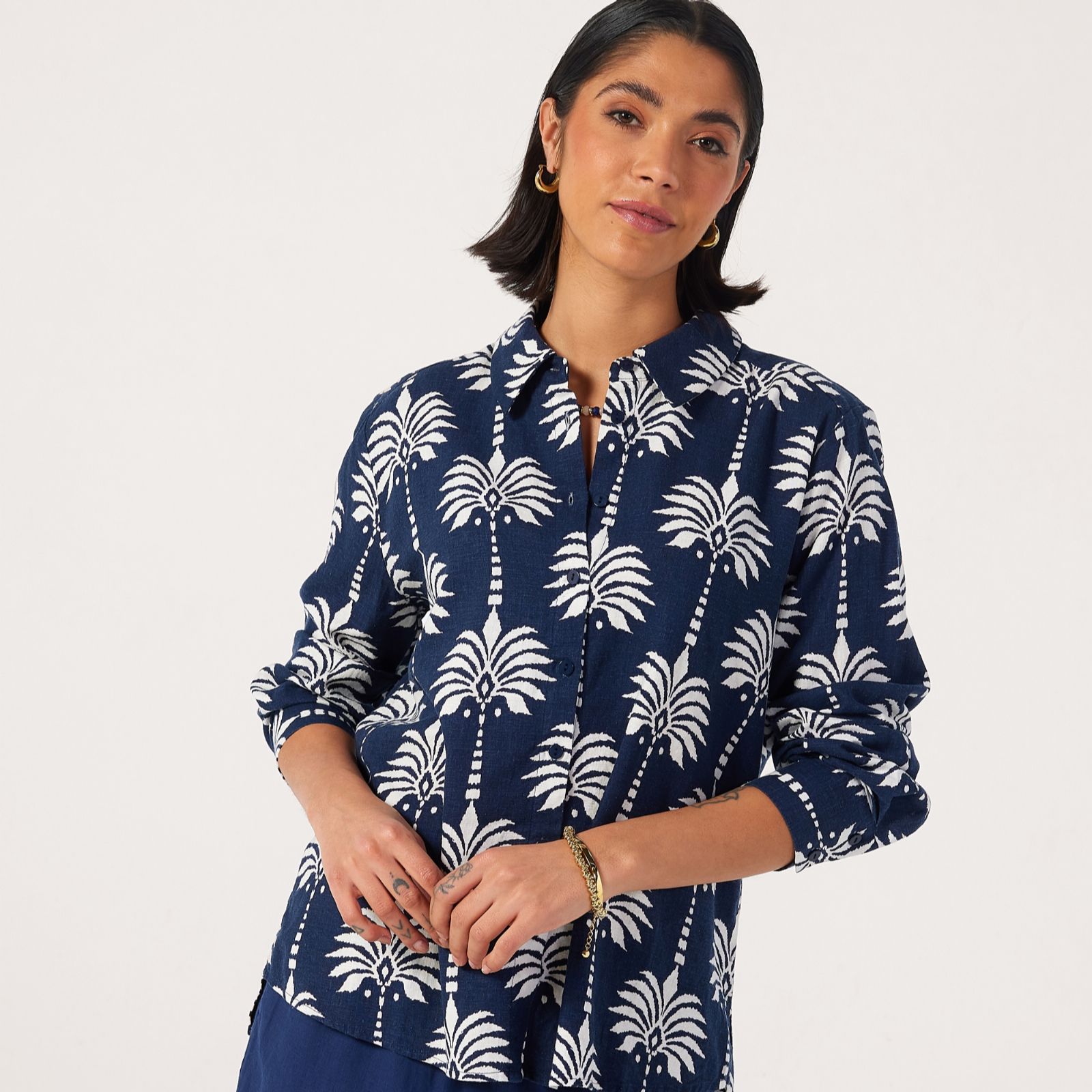 Ben De Lisi Printed Long Sleeve Shirt