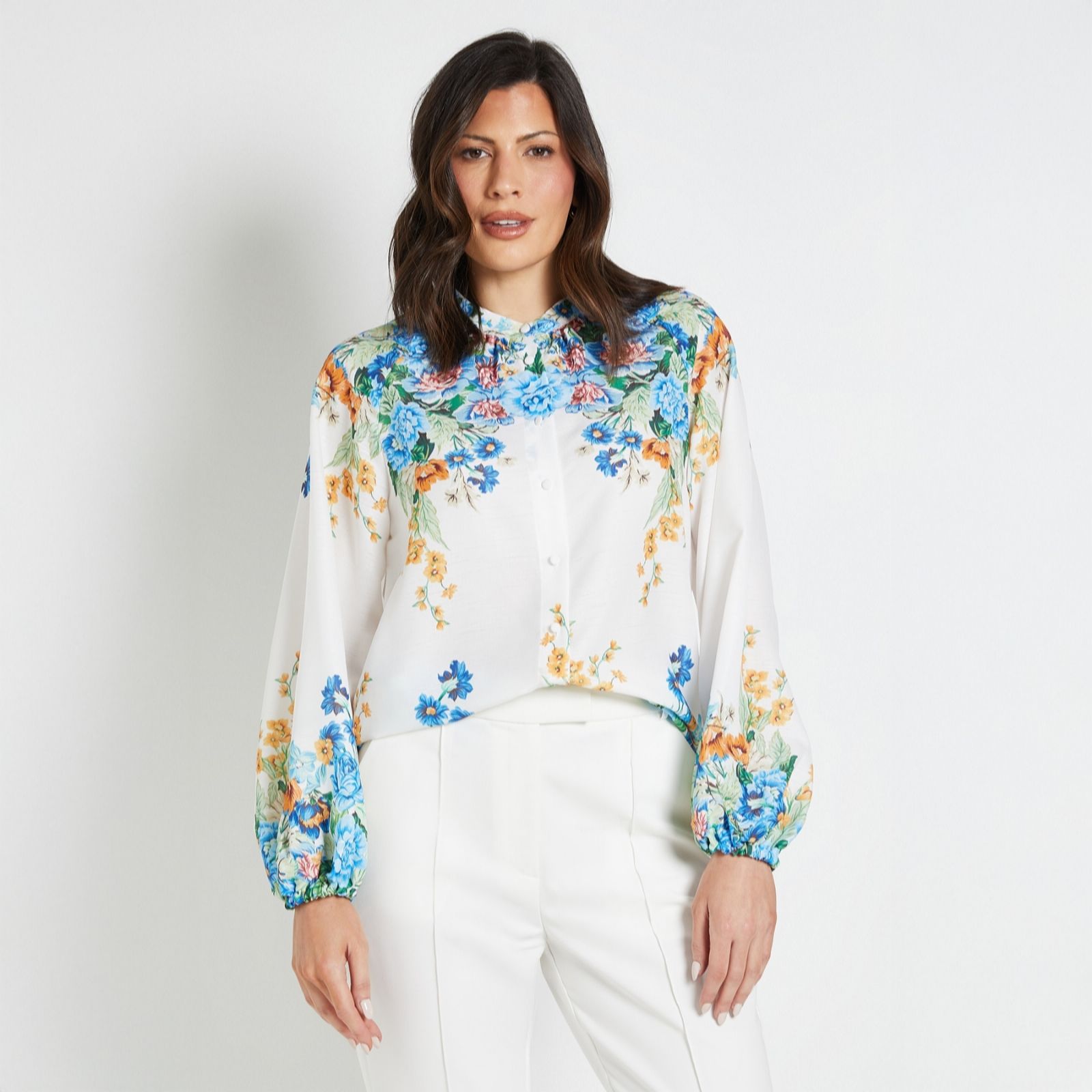 Wallis Floral Placement Shirt