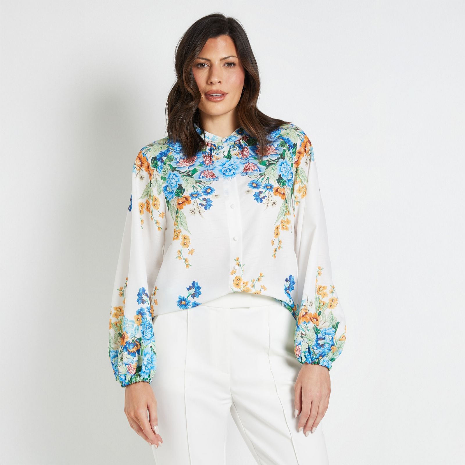 Wallis Floral Placement Shirt