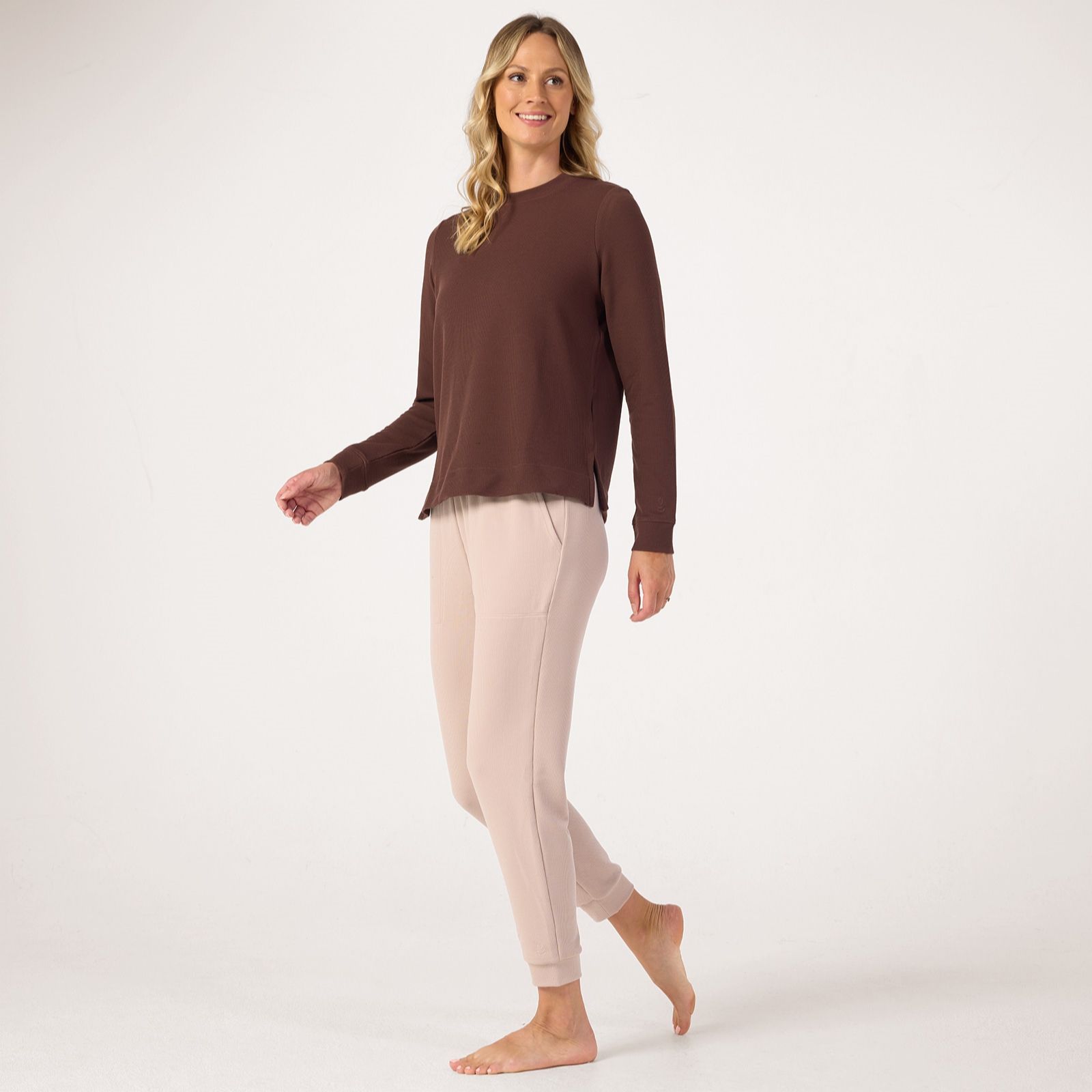 Cuddl Duds Mini Waffle Jogger