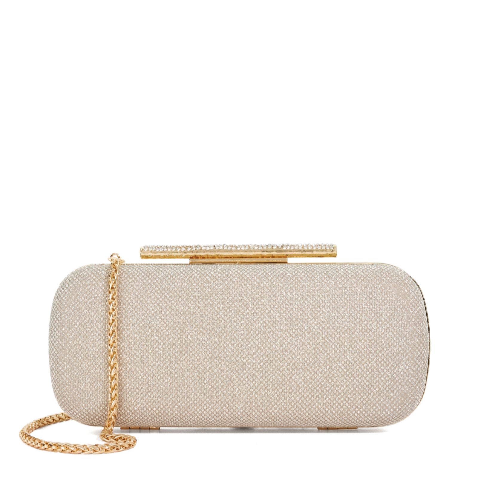 Dune Body Clutch Bag with Chain Handle