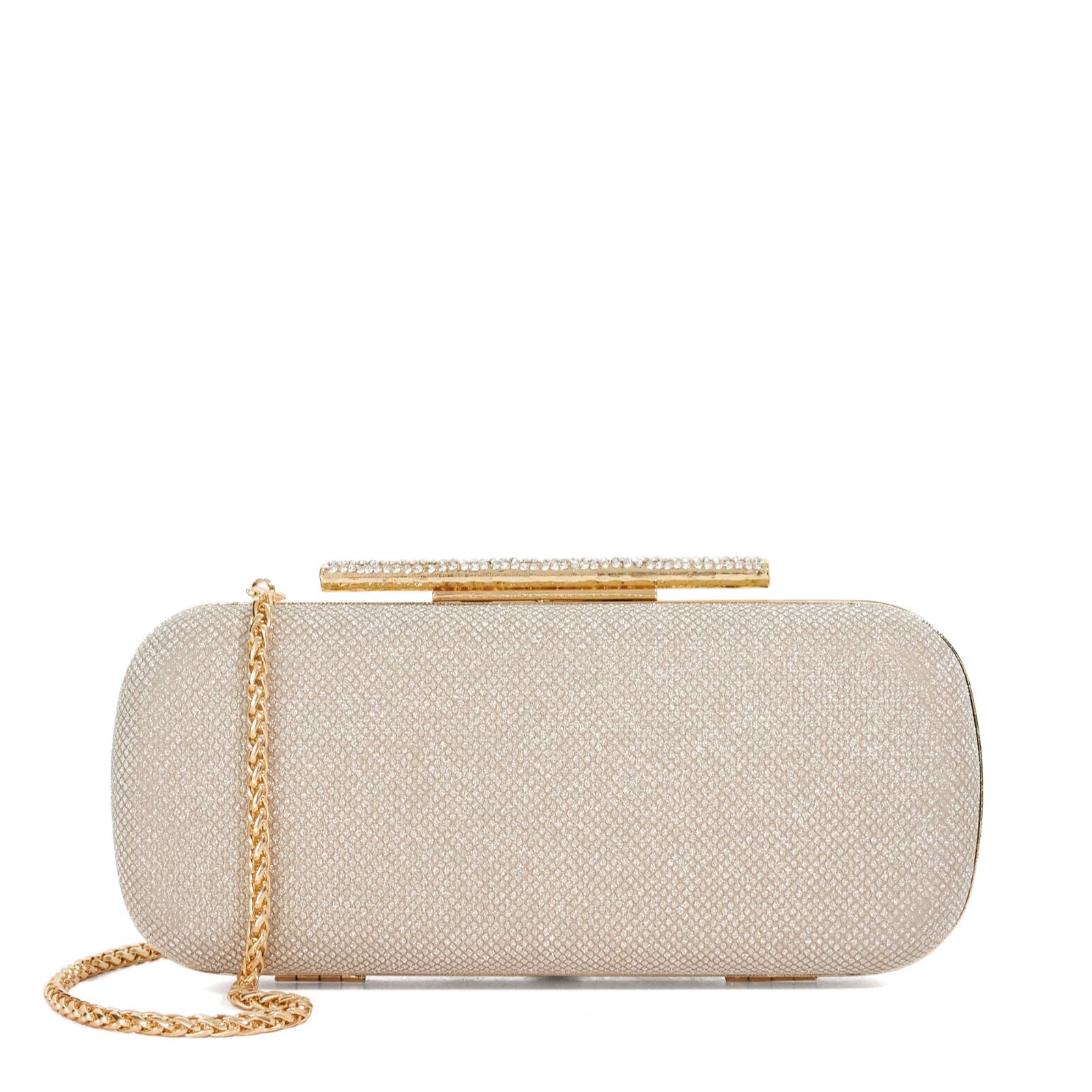 Dune Body Clutch Bag with Chain Handle