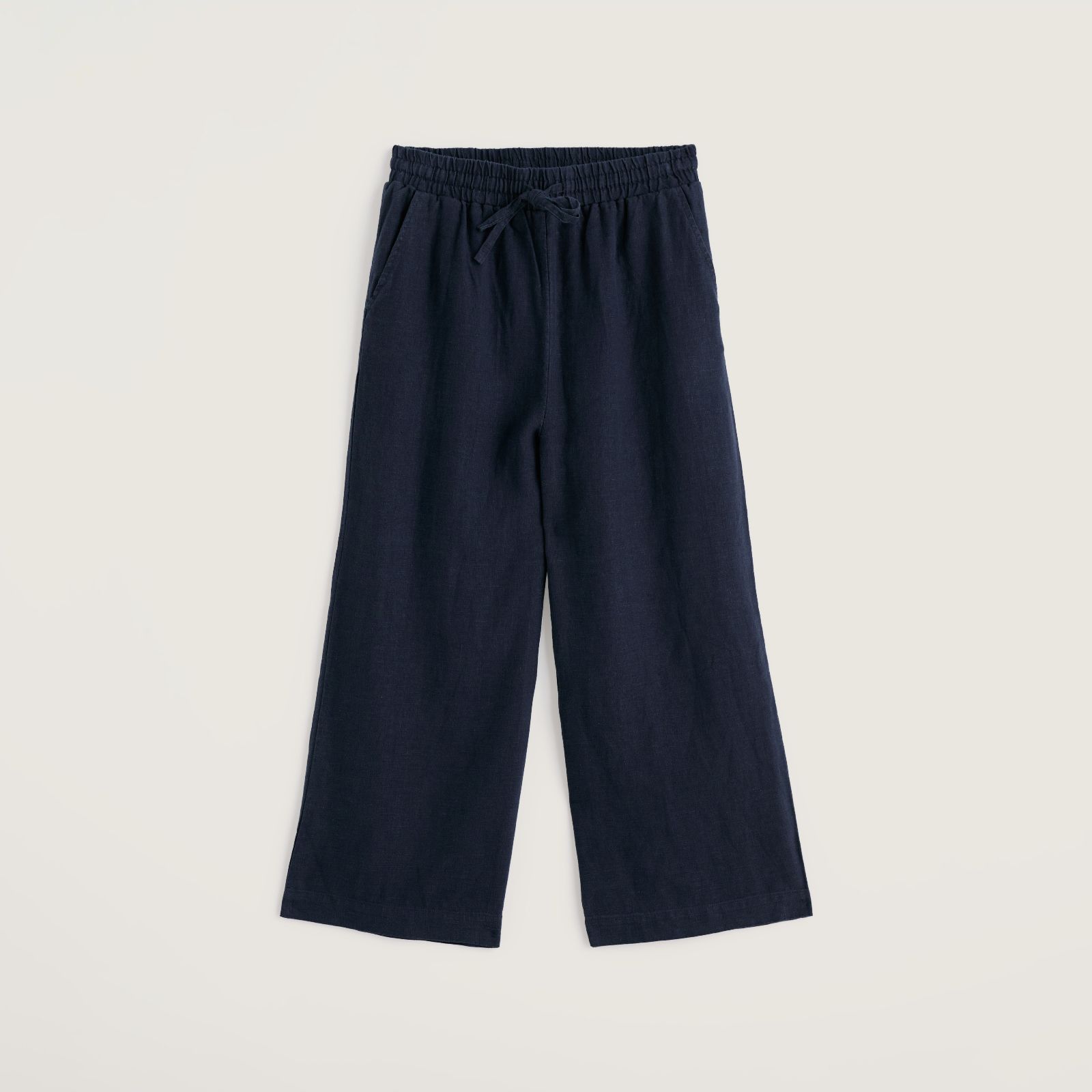 Seasalt Cornwall Linen Tide Flow Cropped Trousers Petite