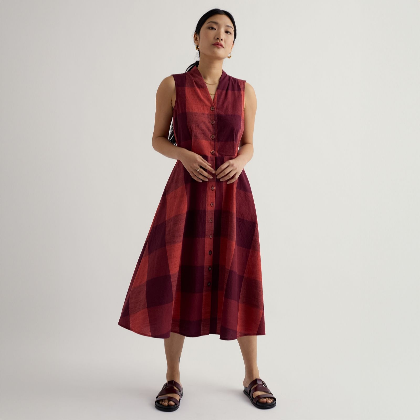 Seasalt Cornwall Sleeveless Carved Wood Dress