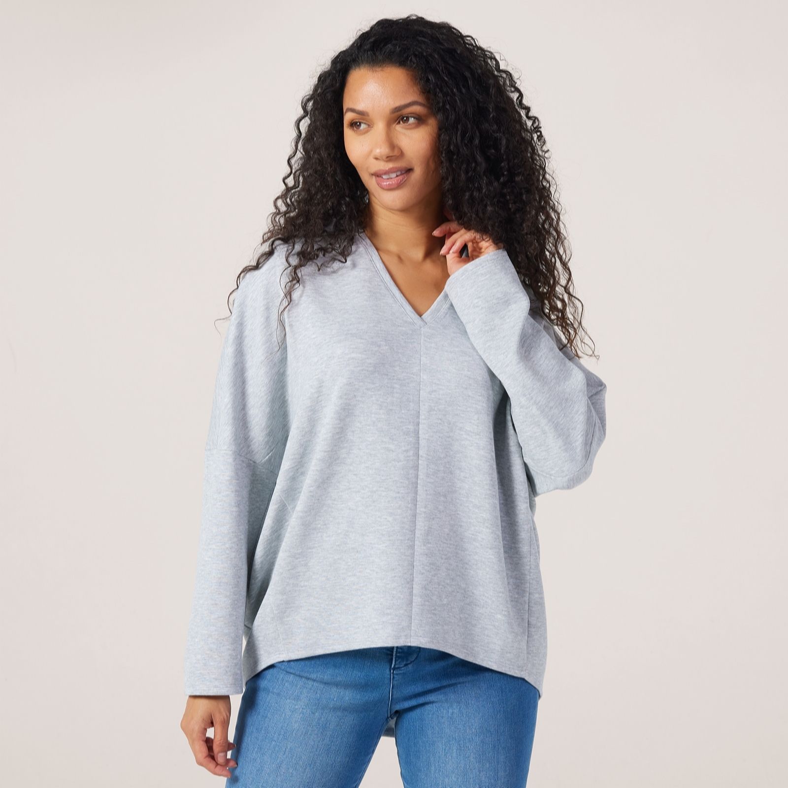 MarlaWynne Layers Cloud Knit Unstructured Top