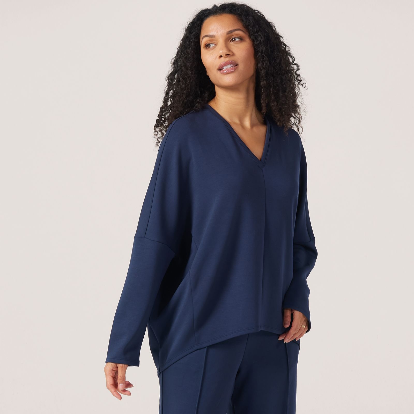 MarlaWynne Layers Cloud Knit Unstructured Top