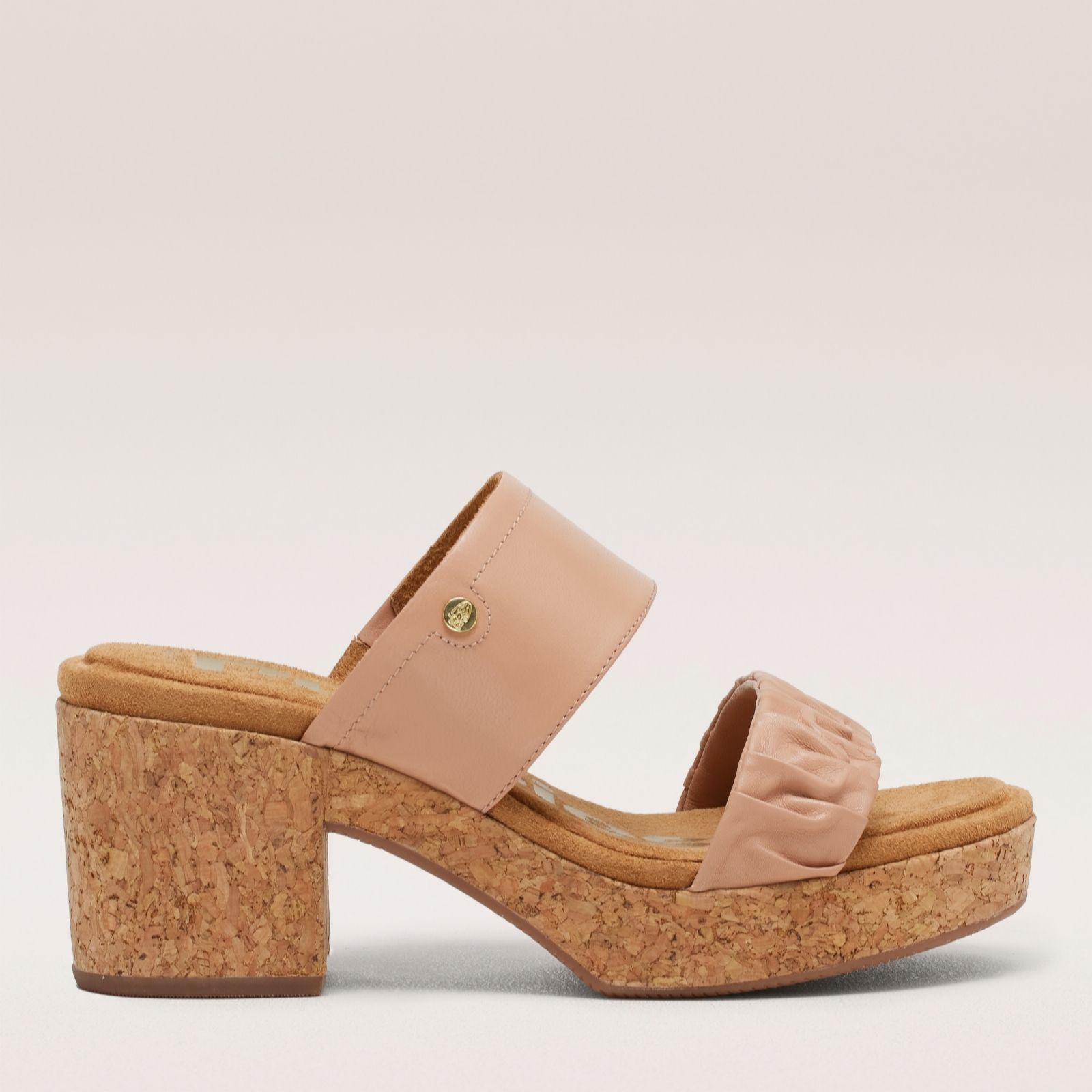 Outlet Hush Puppies Poppy Ruched Heeled Sandal
